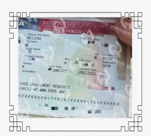 恭喜H同学B2旅游签证一签通过 PS：之前美国有过被捕记录